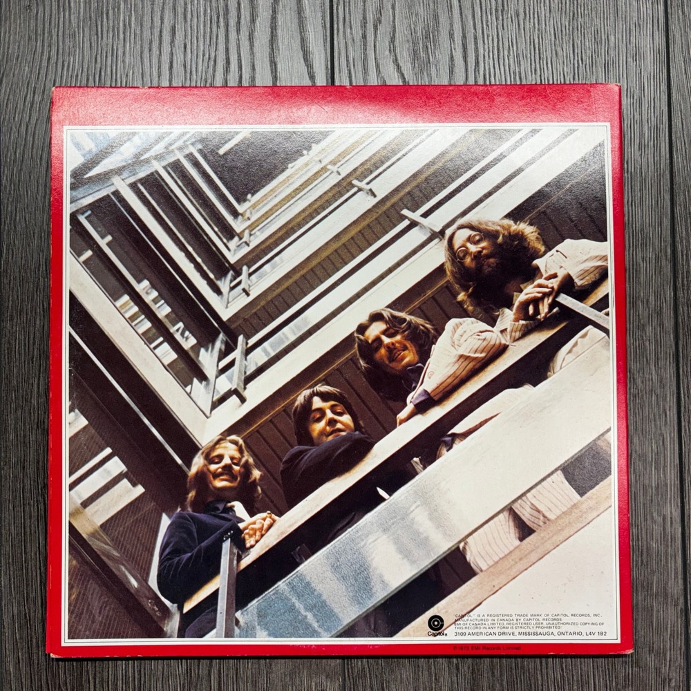 The Beatles 1962-1966 Red Album 2LP Vinyl Capitol SKBO 3403 Canada Pressing